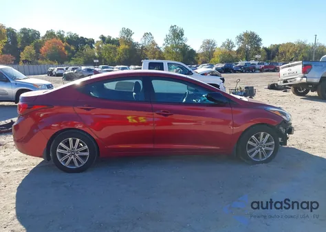2015 Hyundai Elantra Se z USA, uszkodzony, nr VIN 5NPDH4AE9FH614150